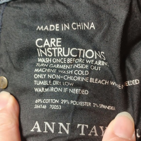 Ann Taylor curvy straight womens jeans sz 2 - Picture 12 of 12